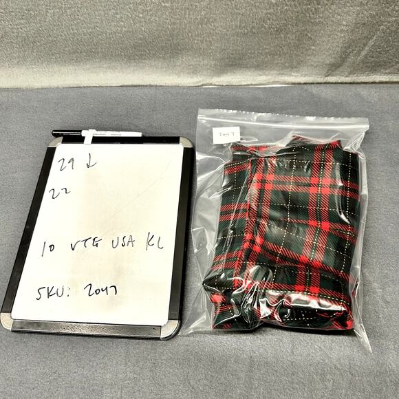 Vintage Talbots Skirt Womens 10 (29x22 ACTUAL) Wool Tartan Plaid Knee Length USA - Picture 9 of 9